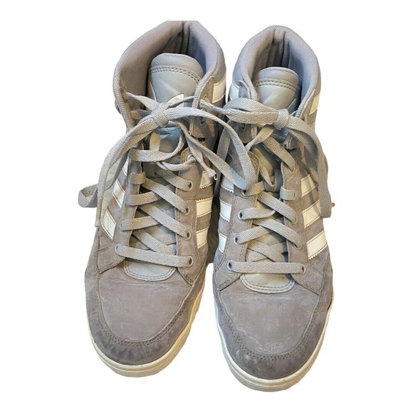 adidas Shoes Size 8.5 M Gray Basketball Synthetic Men Neo Label - Picture 5 of 9